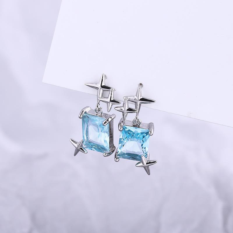Lindon Women Copper Alloy Zircon Earrings Drop Earrings For Women Wedding Party Gifts