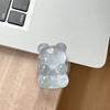 Color Pearl Glitter Bear Mobile Phone Airbag Bracket Magnetic Suction Magsafe Paste Creative Ring Lazy Women