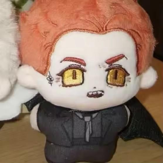 10cm Plüsch Good Omens Aziraphale Crowley Plüschtier Anhänger Puppe Aziraphale Plüschpuppe Spielzeug Schlüsselanhänger Fans Weihnachten Geburtstagsgeschenke