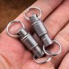 Clip Lock Holder Rotate Buckle Waist Belt Keychain Key Chains Titanium Zinc Zinc Alloy Keyring Quick Buckle