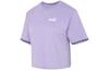 Drop Shoulder Sleeve T Shirt Women's Purple 676678-25