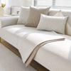 1PC Cotton Linen Sofa Cover Solid Color Non-slip Sofa Cushion Four Seasons Universal  L Shape Sofa Cover for Living Room home