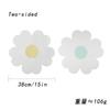 ins spring and summer explosion flower leather placemat thermal insulation waterproof oil-proof thermal insulation mat dining table mat petal coaster