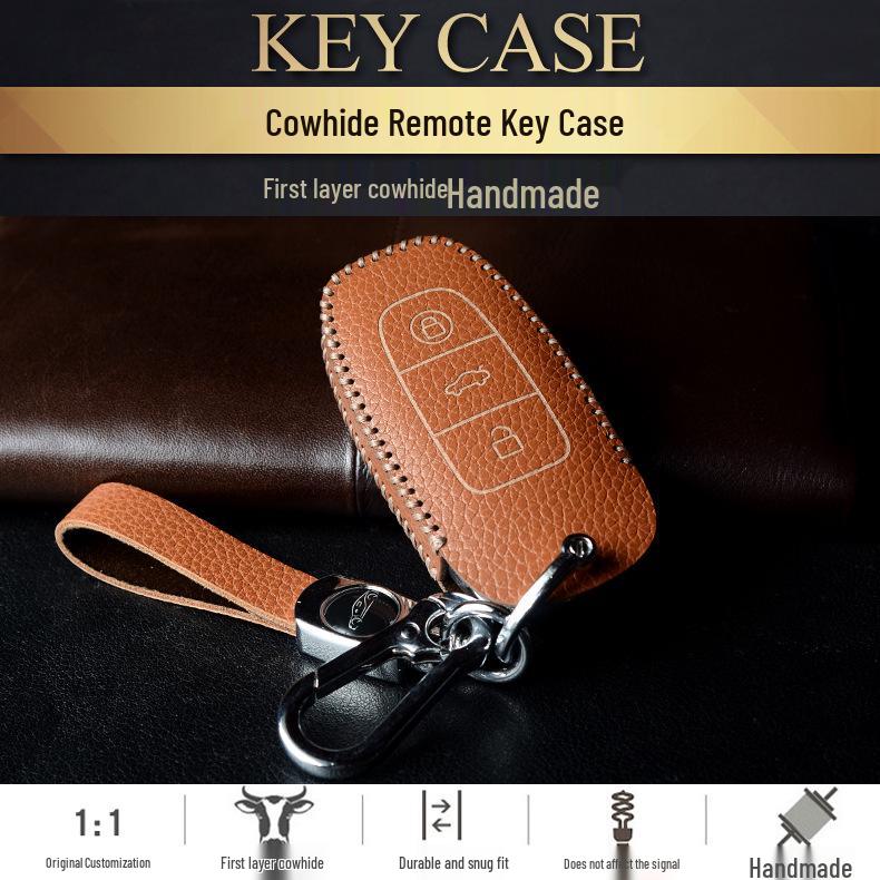 Hongqi H7/H9, HS5/HS7, EHS3, EQM5, LS7 Key Case with Buckle (Unisex).