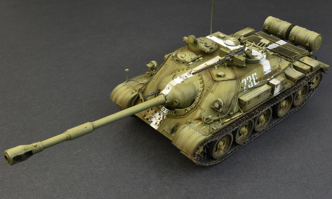 late model SU-122-54 серый