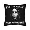 Ozzy Osbourne Pillowcases Merch Soft Cushion Cover  Throw Pillow Cover Bed Decorations Zipper Multiple Sizes