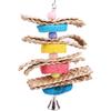 Parrot Cockatiel Parakeet Pet Bird Cage Bites Climb Chewing Swing Hanging Toy