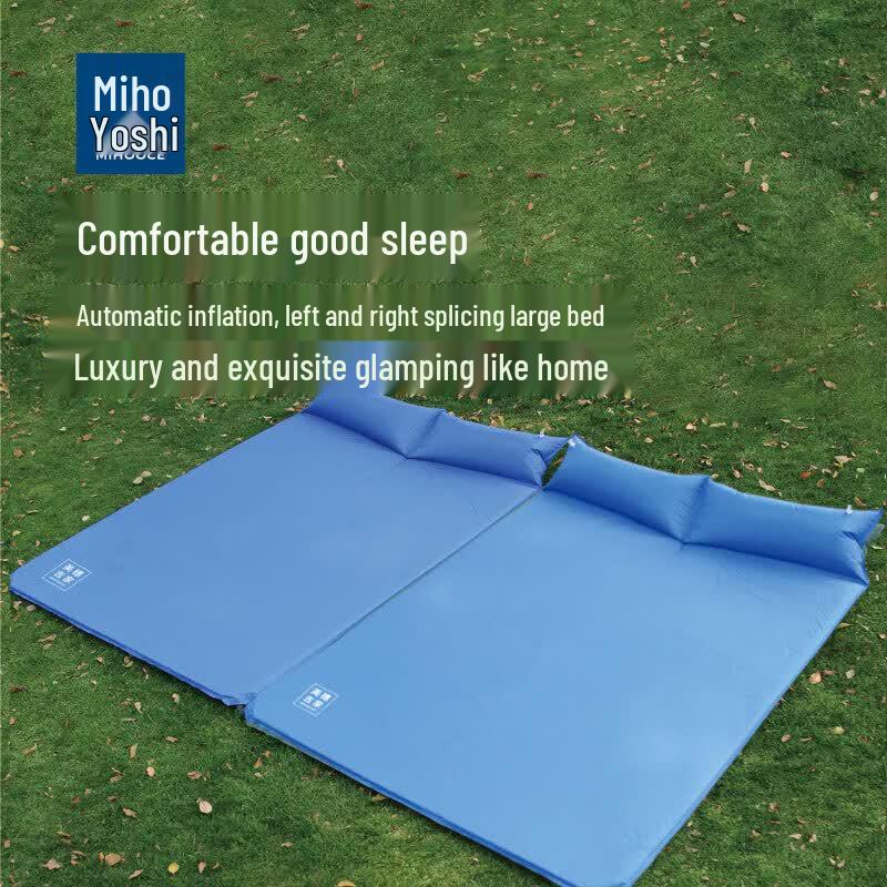 Meihui Jijia Outdoor Inflatable Camping Sleeping Pad with Pillow