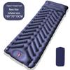 Inflatable TPU Camping Mat with Foot Pump - Portable & Foldable for Outdoor, Beach, or Picnic Use.