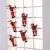 Christmas Holiday Decor Ladder Rope Climbing Santa Christmas Tree Ornament Creative Tree Hangings Long Lasting