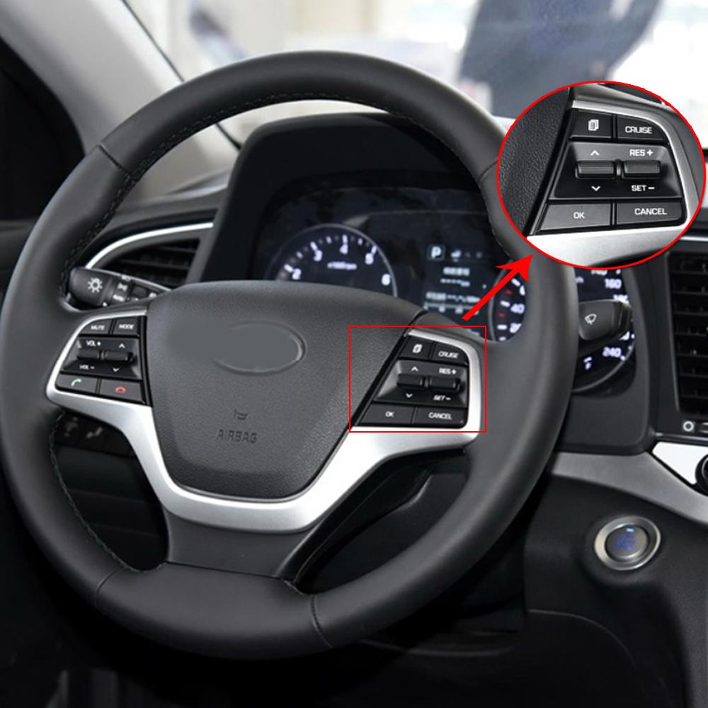 Steering Wheel Button For Hyundai Elantra 1.6L 2016 2017 2018 Buttons Bluetooth Phone Cruise Control Switch