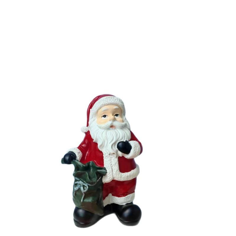 Santa Claus Toys Resin Ornaments Room Living Room Christmas Decorations Holiday Gifts