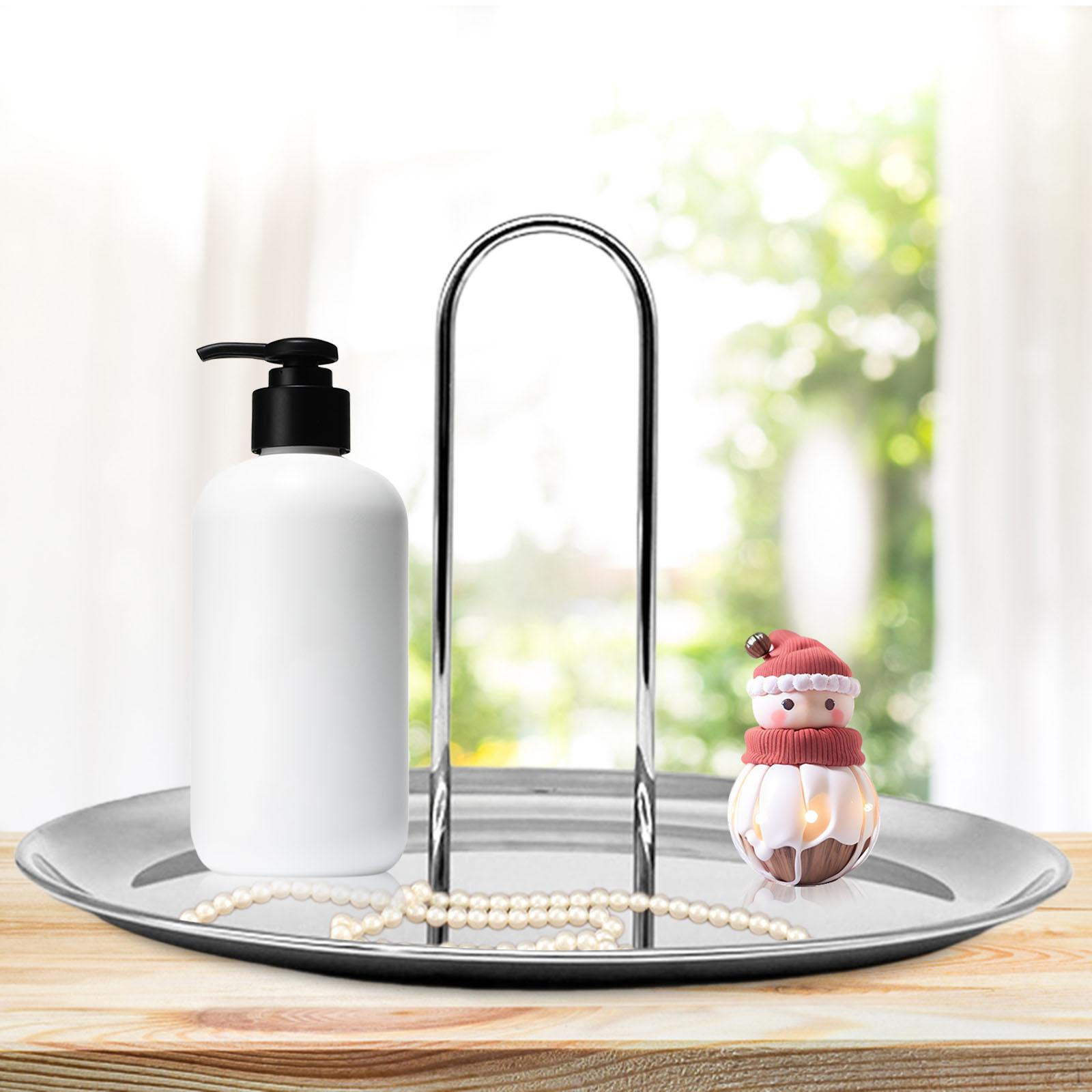 

Декоративный поднос для украшений, столешница, скандинавский, средняя ручка, парфюмерный комод для ванной комнаты 30x20cm