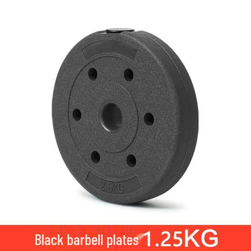 Universal Rubber-Coated Weight Plates for Home Fitness & Weightlifting