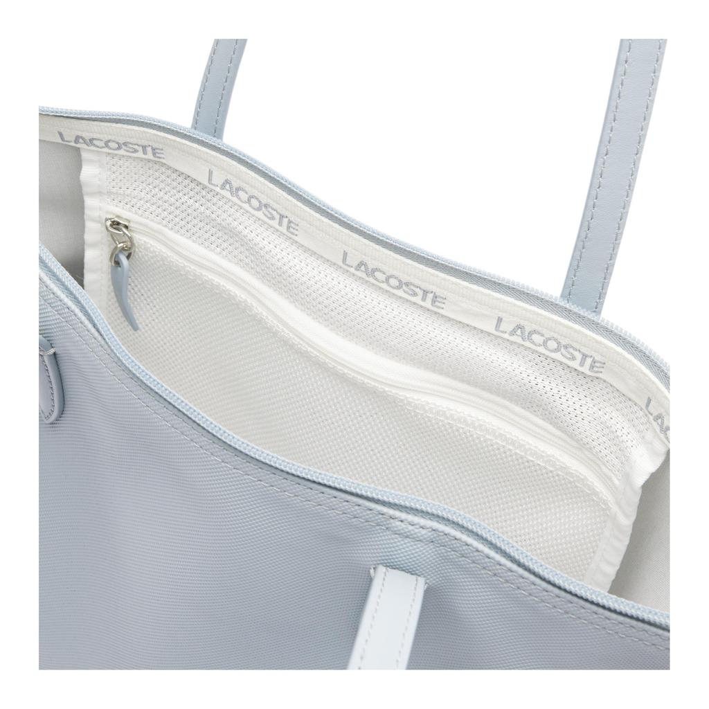 Lacoste Textured Pattern Green Embroidered Crocodile PVC Tote Bag Shopping Bag Handbag Small Women tote bags Blue NF2037PO-Q48