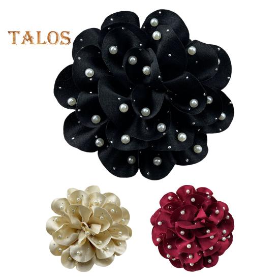 Brosche für Frauen, Blumenform, Strass, Kunstperle, rutschfest, für Tasche, Mantel, Kragen, Hut, Schal, Dekoration, Kleidungsnadel, Party, Abschlussball, Kleidungsstück, Schmuck