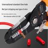 Han Axe Wire Stripper, Crimper & Cutter: OTUT Terminal Crimping Pliers for Quick, Labor-Saving Stripping
