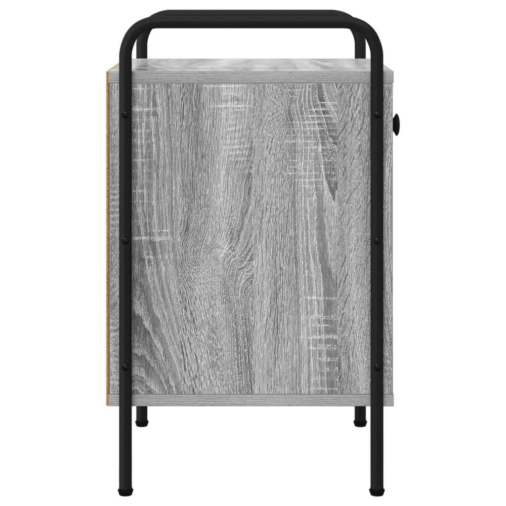 Nightstand 2 Pcs. Grey Sonoma 35 x 36.5 x 61 cm Engineered Wood