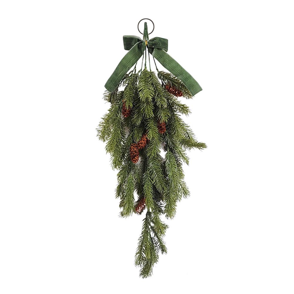 For Home Decor DIY Wreath Pine Needle Garland Seasonal Displays DIY Pine Needle Garland For Home Seasonal Decoration