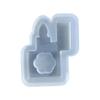 Resin Silicone Molds Quicksand Casting Molds Epoxy Resin Shaker Mold for Jewelry DIY Crafts Making Resin Pendant Mold