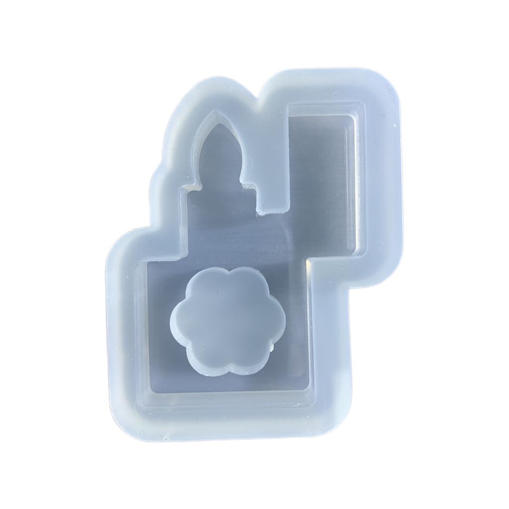 Resin Silicone Molds Quicksand Casting Molds Epoxy Resin Shaker Mold for Jewelry DIY Crafts Making Resin Pendant Mold