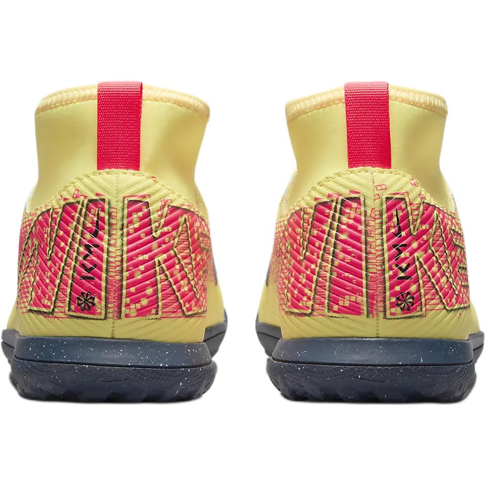 Nike Mercurial Superfly 10 Lær Club Komfortabel Allsidig Sklisikker Slitesterk Mellomhøyde Fotballsko for Barn Gul Barnesneaker HJ6933-800