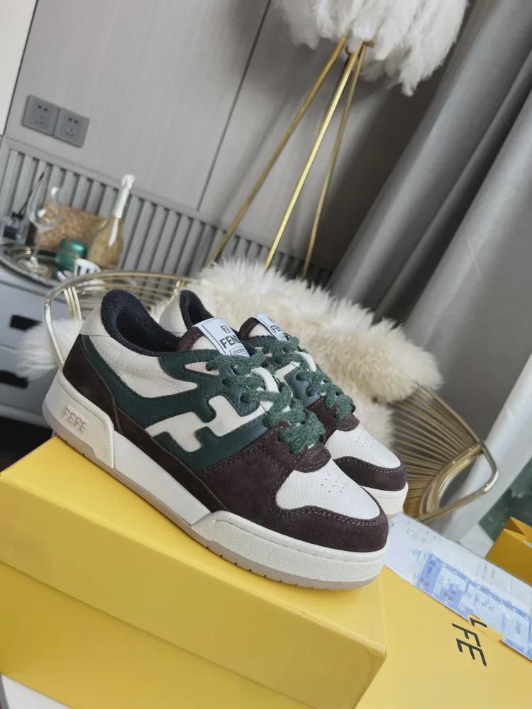 

Мужские повседневные кроссовки из натуральной кожи F Home Match Retro, стиль Xu Kai, спортивная обувь для пар в тон 37 кофейный