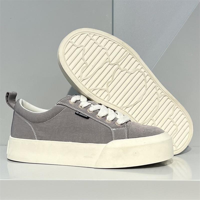Spring New Simple Canvas Shoes Low-top Platform Sports and Leisure Board Shoes Bc