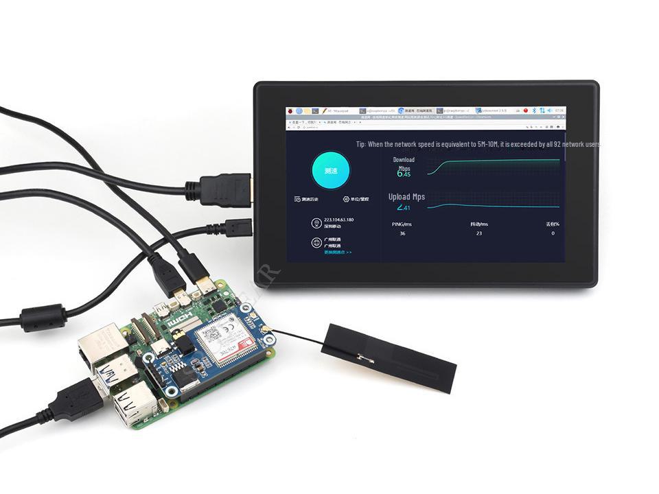 Rozšiřující deska Raspberry Pi A7670E: Síť LTE Cat-1/2G s podporou GSM/GPRS/GNSS