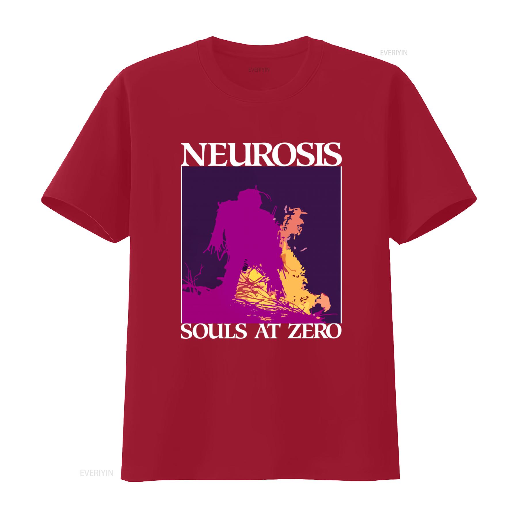 

Футболка с принтом Neurosis Souls at Zero Хлопок Черный для Мужчин S-5XL K3407 винтажная стираная универсальная одежда для графических дизайнеров S