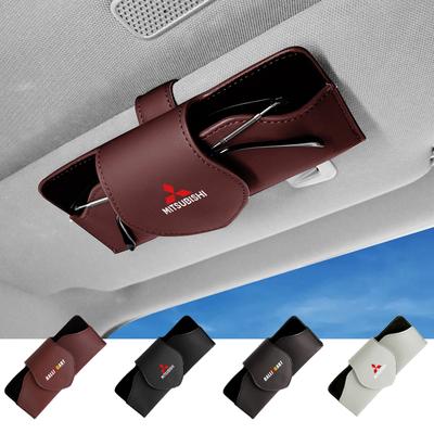 Car Glasses Sunglasses Storage Box Card Ticket Organizer For Space Star Lancer EX 9 Outlander Xl Eclipse Cross Asx