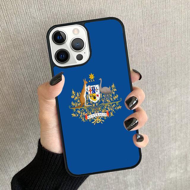 Australische Flagge Handyhülle Für iPhone 17 Air 16 pro max 15 14 plus 12 13 Weiche Stoßfänger Hülle Cover coque