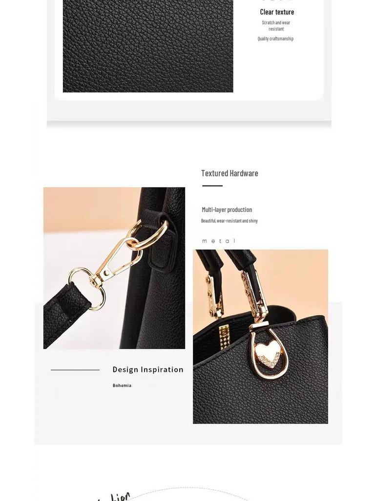 Women's Stylish Handbag - Elegant, Simple, Mom Shoulder Bag