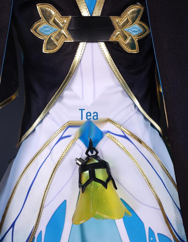 Wudu Liuying Genshin Impact Glühwürmchen Cosplay Kostüm - Vollständiges Set Zweidimensionales Anime-Spiel Outfit