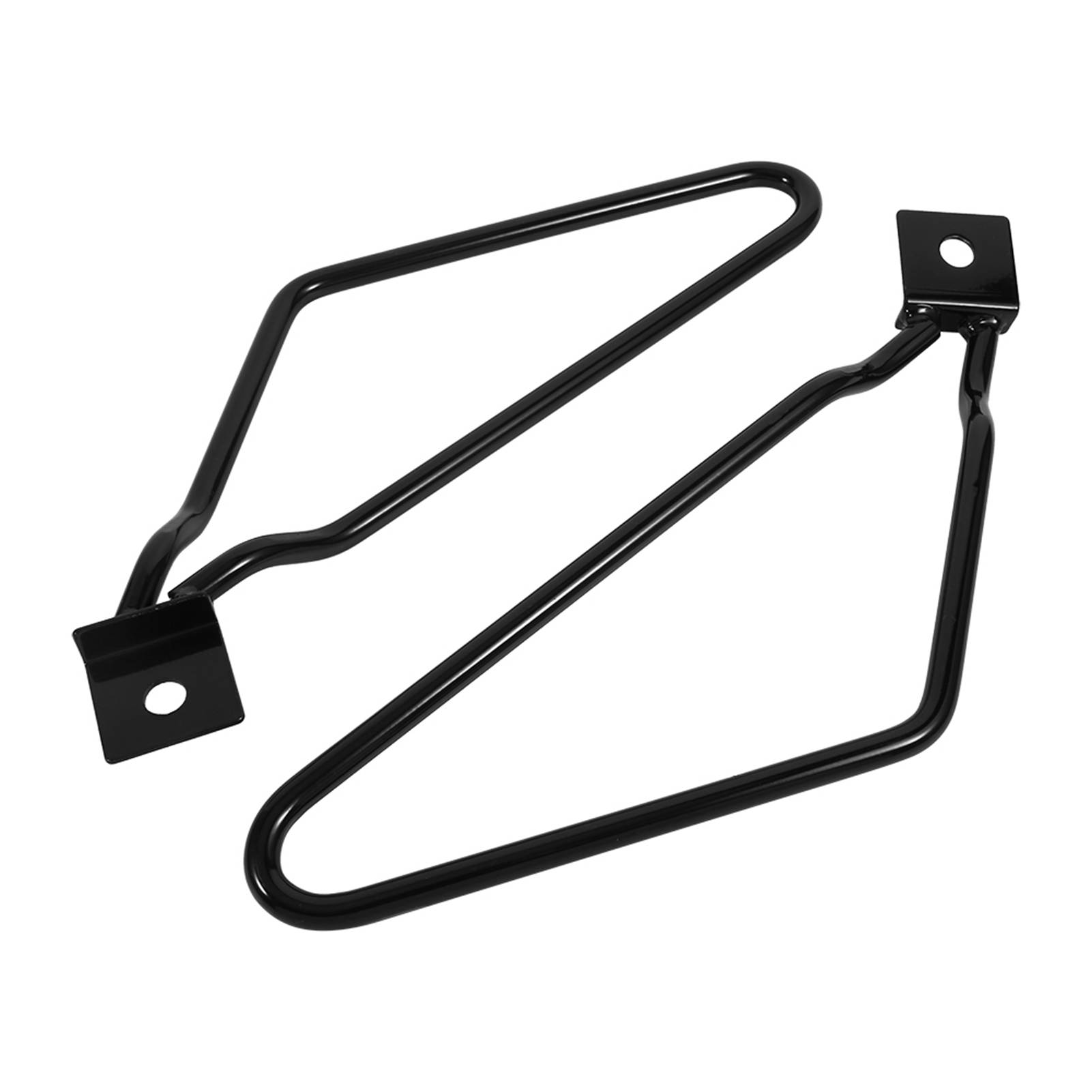 

2x Motorcycle Saddlebags Mount Brackets Support Black for XL883 1200 HD1450 1584 чёрный
