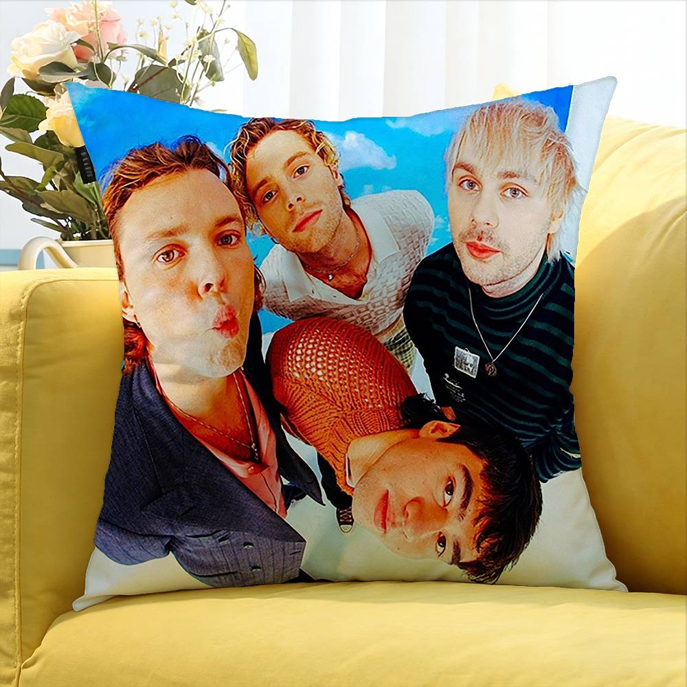 5 SSeconds of Summers 5SOS World Various Sizes Square Pillow Case For Car Home Bedchamber Decor