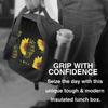 Sunflower Resuable Lunch Box Floral Flower Thermal Cooler Food Insulated Lunch Bag School Children Student