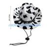 J0MC Pet Hat NewYear Party Photo Hat for Bichons Adjust Belt Dogs Cowboy Hat