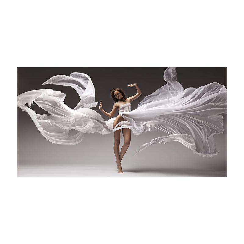 Elegant Dancing Girl Woman Canvas Painting Poster Ballerina Wall Art Print Decorative Picture Modern Living Room Home Decor Unframed