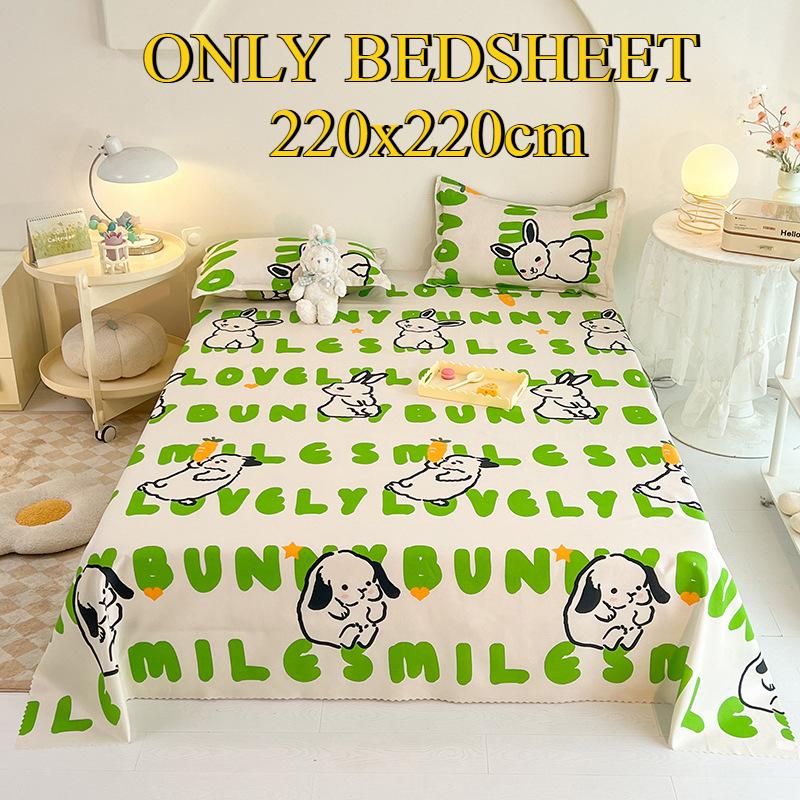 Bettlaken Hautfreundlich Gebürstet Verdickt Doppel Einzelbett Mehrspezifikationslaken für Alle Jahreszeiten