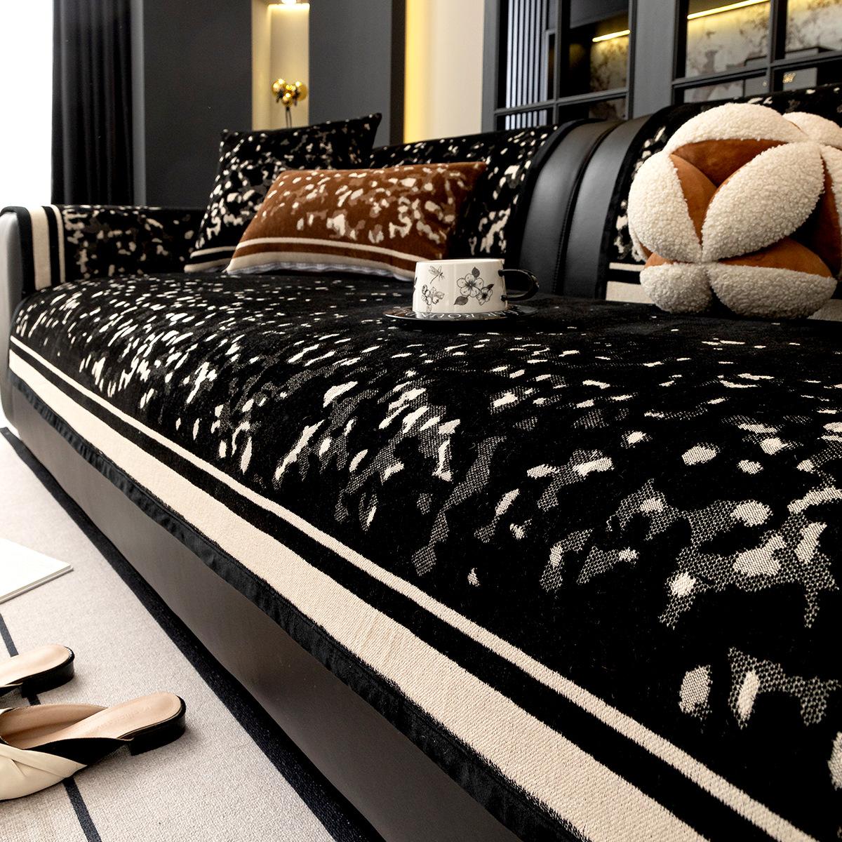 

Американский Роскошный Стиль Подушка для Дивана Простой Современный Модный Нескользящий Подушка для Сиденья Четыре Сезона Универсальный Чехол для Прямого Дивана 90*160cm