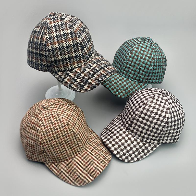 Retro British Style Fashion Classic Men'S And Women'S Baseball Caps Cotton Hip Hop Versatile Casual Breathable Sun Hats