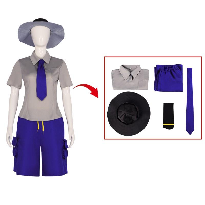 

Флориан Вайолет Скарлет Джулиана Комплект с шортами с коротким рукавом Костюм для косплея Florian,M