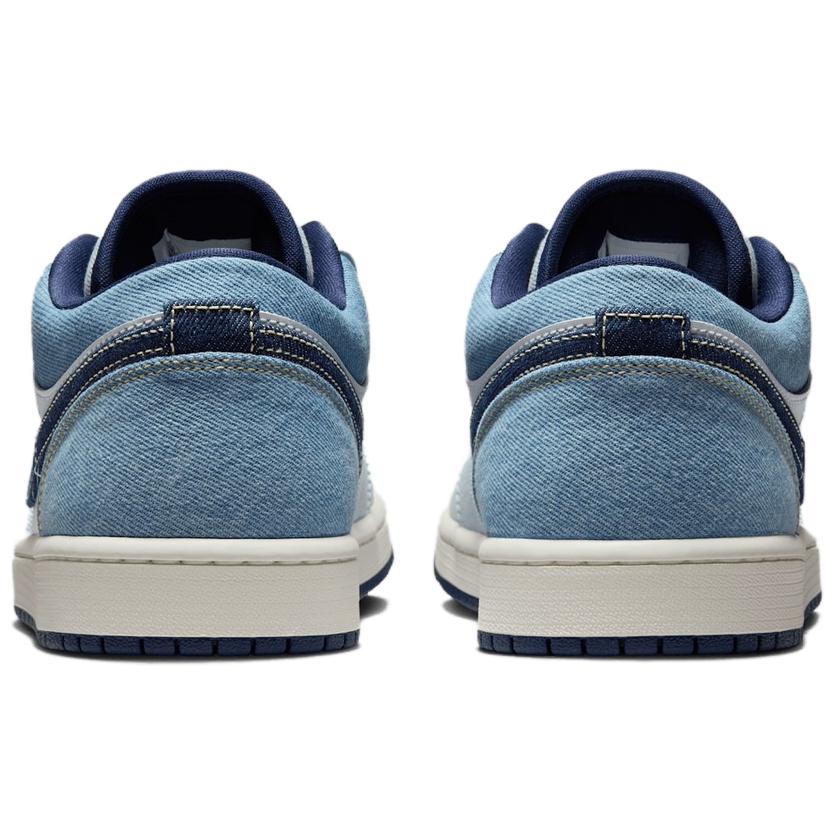 Air Jordan 1 Low Denim Men Sneakers Blue White Sail IH0648-141