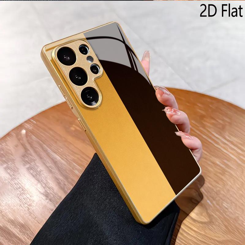 Golden Brown pattern for Samsung Galaxy S24Ultra S23 S22 S25 S21 S20UltraA55A15A16Phone case Pattern Shockproof Protective Back Cover