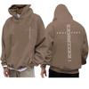 Christian Hoodies for Men Inspirational Religious Faith Cross Sweatshirts Vintage Bible Verse Graphic Hoodie Pullover