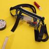 Waterproof PVC Chest Bag Pillow Shape Bag Clear Crossbody Bag Transparent Shoulder Bag  Girls