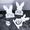 Reusable Silicone Display Ornament Molds For Crafting Rabbit Decorations And Hanging Rings Great For Festive Occasions