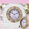 Garden Stonegate Smart Sandstone Wall Clock Thermometer Waterproof Outdoors