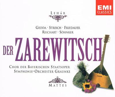 

CD LEHAR, GEDDA, PRANK; MATS - Der Zarewitsch 5661732 EMI 1988 Japan Classical Used